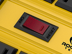 Power switch with circuit breaker