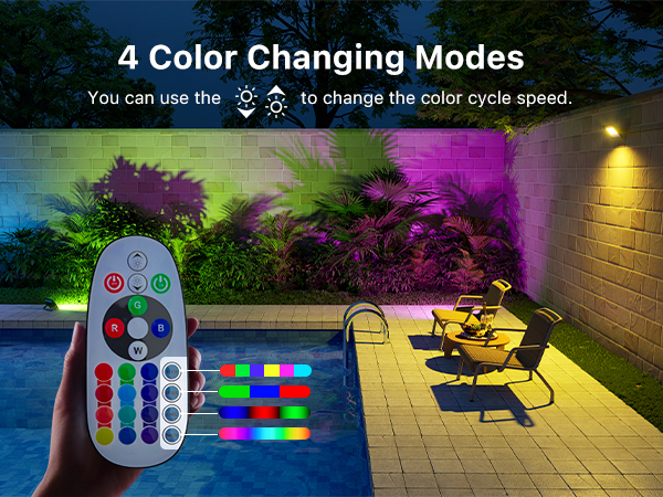 multicolor flood lights