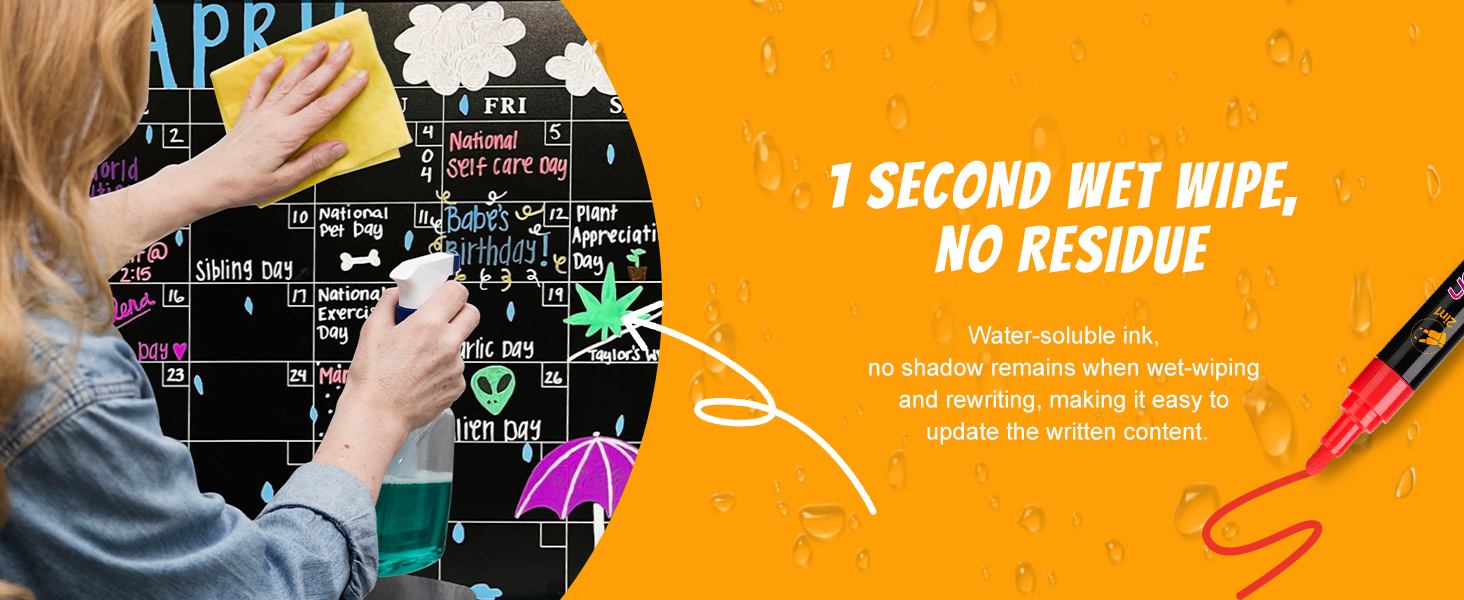 Liquid Chalk Markers Erasable