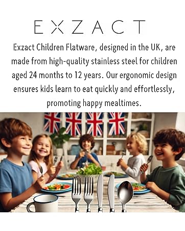 EXZACT Children Flatware