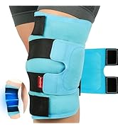 Comfytemp Large Knee Ice Pack Wrap Reusable Gel, FSA HSA Eligible, Full Coverage Knee Cold Compre...