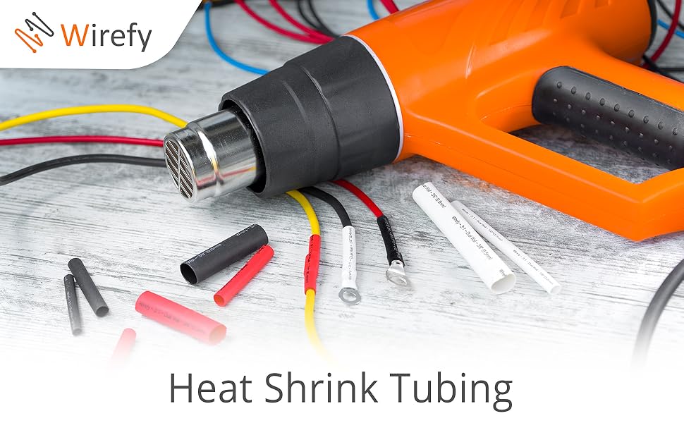 Heat Shrink tubing kit wirefy advanced adhesive variety 3:1 ratio