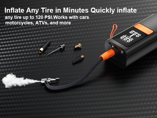 tire inflator portable air compressor