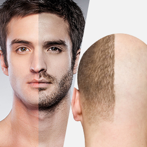 Wet Dry Electric Shavers Replacement Blade Head for Men Bald Head Shaving