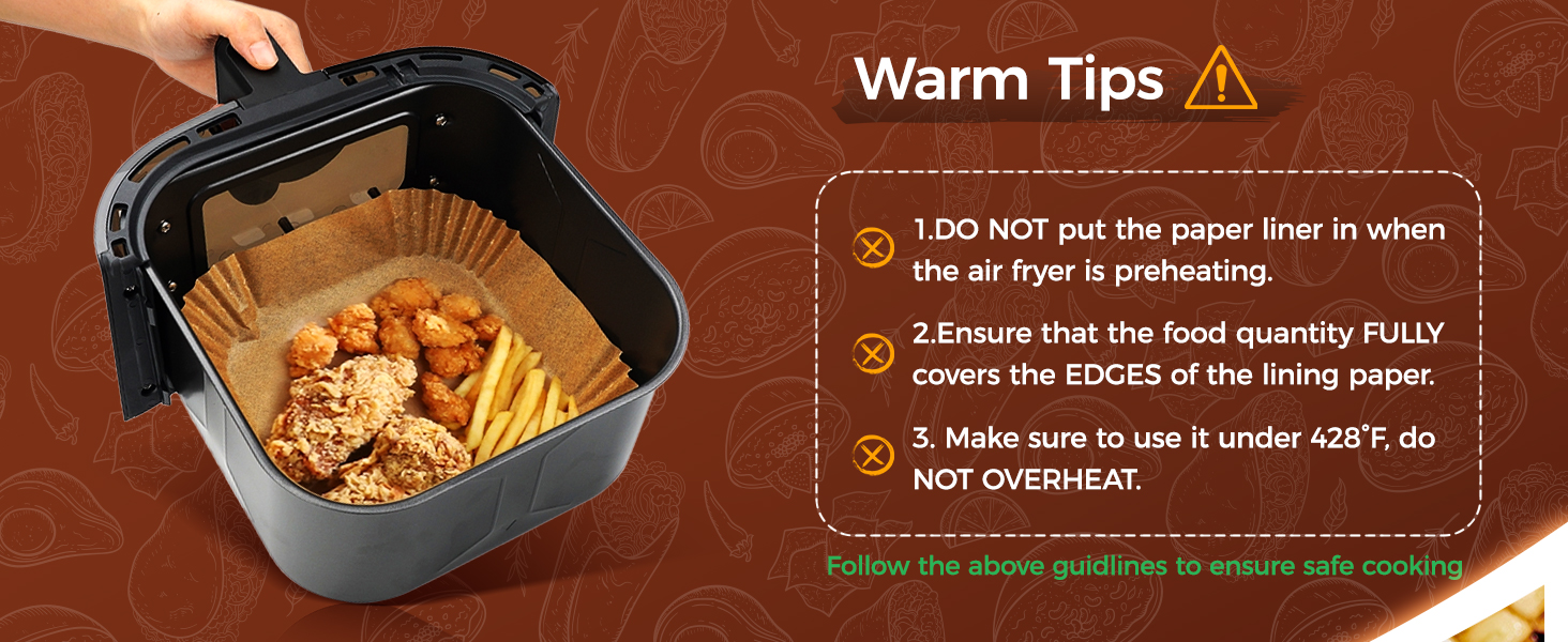 air fryer liners