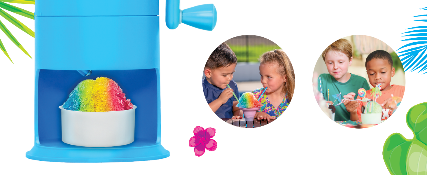 enjoy shaved ice and snow cone treats