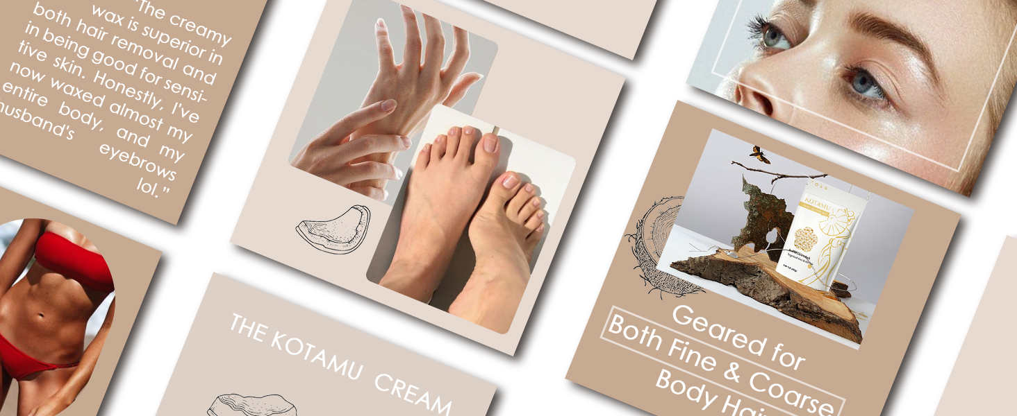 Meet KOTAMU Cream: Your Full Body Waxing Go-To