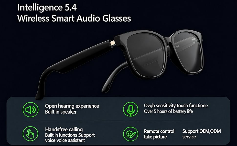 Bluetooth Audio Glasses