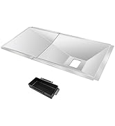 Uniflasy Universal Grease Tray with Catch Pan fits Nexgrill, Charbroil, Dynaglo, Kenmore, BHG, Gr...