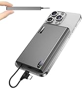 ZBF Magnetic Portable Charger 10000mAh Slim Magnetic Power Bank Phone Charger Mag-Safe Travel Cha...