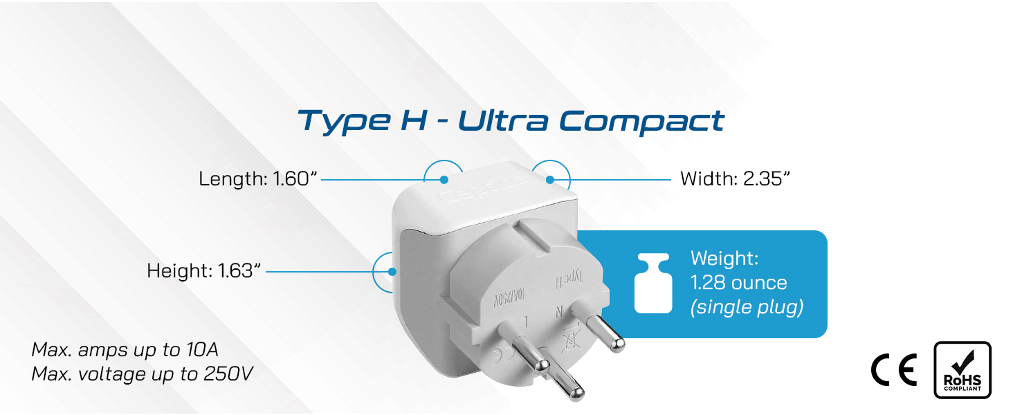 israeli power adapter