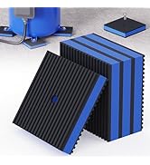 4"× 4"×7/8"Mechanical Vibration Damping Pads,3/8"Pre-Drill Hole Vibration Isolator Pad, Heavy Dut...