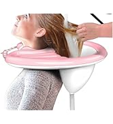 ZJchao Inflatable Shampoo Bowl Basin, Collapsible Hair Wash Tray Sink with Detachable Drain Hose ...