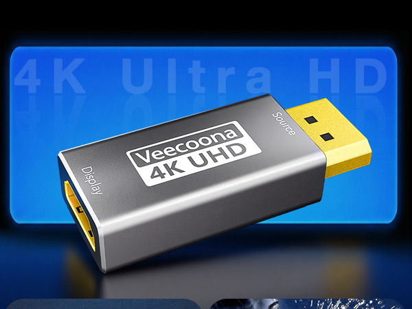 4K DisplayPort to HDMI Adapter