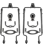 7 8 9 10 inch Lamp Shade Harp Holder,Adjustable Lamp Harp Kit,Fit Both Standard Lamp Rod and E26 ...