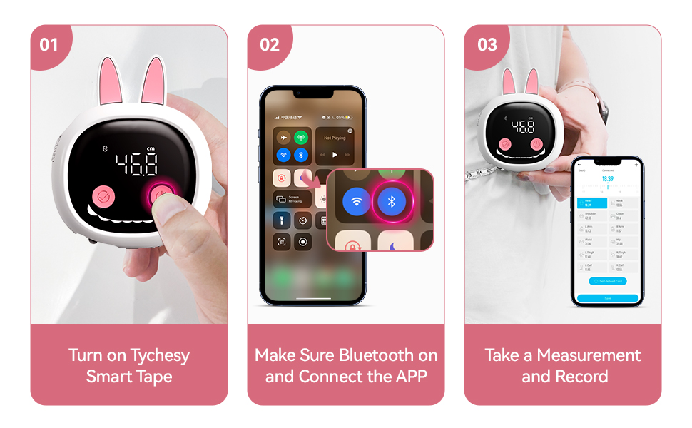 Tychesy Smart Body Tape Measure