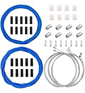 mankk Universal Bicycle Brake Cable and Shift Cable,Bicycle Shift Derailleur Cable &amp; Brake Cable ...