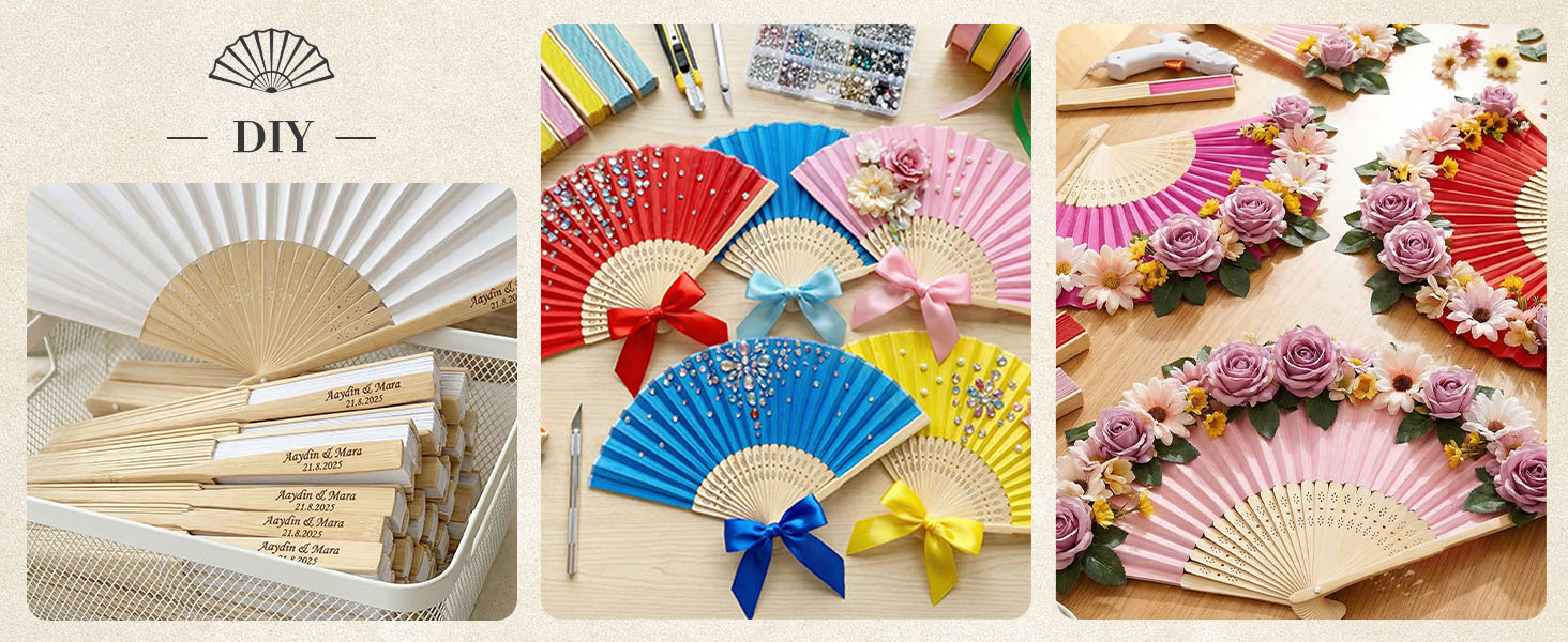 Paper Folding Hand Fans