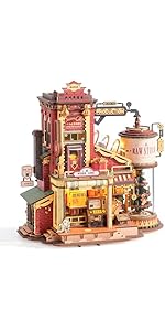 ROKR 3D Wooden Puzzle Mechanical Treasure Box Model DIY Brain Teaser Projects for Adult Age 14+ Birt...