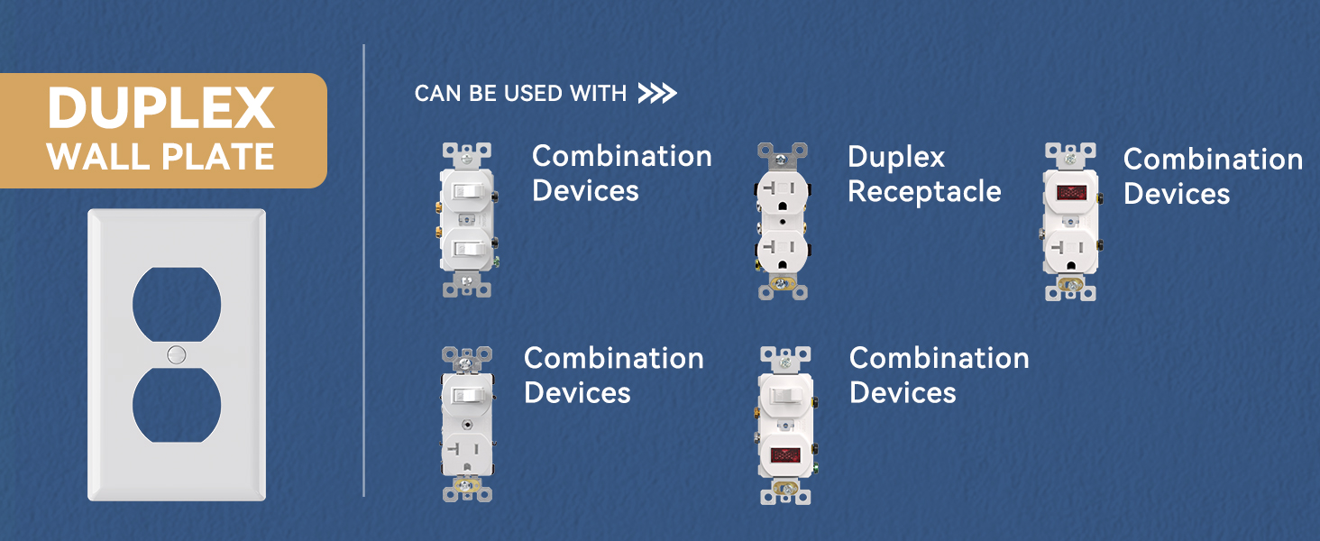 1 Gang Duplex Wall Plate