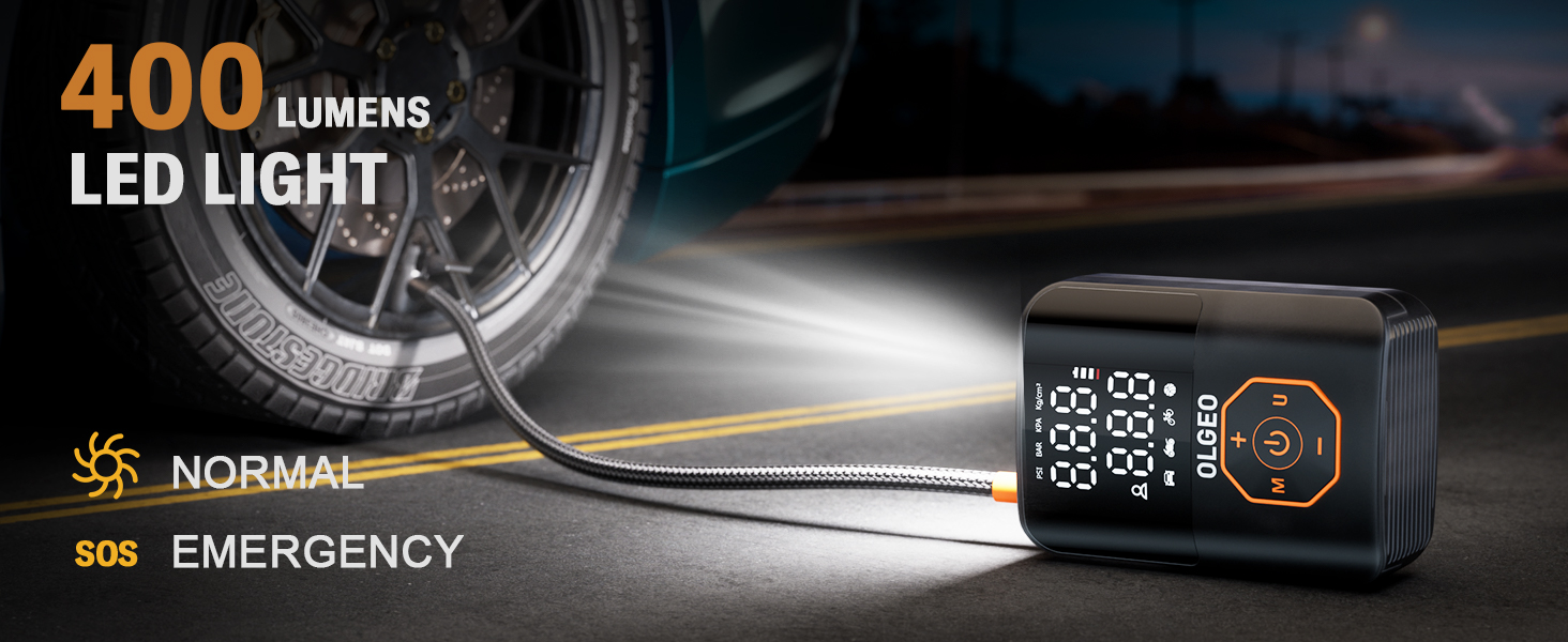 Tire Inflator Portable Air Compressor