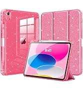 MoKo Slim Case for iPad (A16) 11th Generation 11 Inch 2025,iPad 10th Generation 2022 10.9 Inch,Gl...