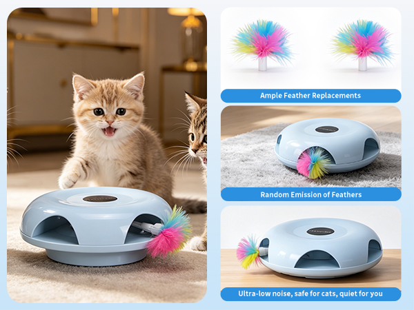 Interactive Whack-a-Mole Cat Toy