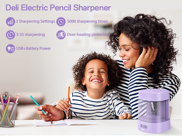 Deli Electric Pencil Sharpener