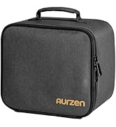 Aurzen Projector Carrying Case, Portable Projector Bag with Accessories Storage Pockets, Storage ...
