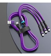 IHAO Multi Connectors Fast Charging Cable 6 Combinations in One Cable USB A/Type C to USBC/Micro ...