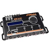 PRV AUDIO Car Audio DSP 2.4X Digital Crossover and Equalizer 4 Channel Full Digital Signal Audio ...