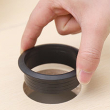 desk grommet 2 inch black 002