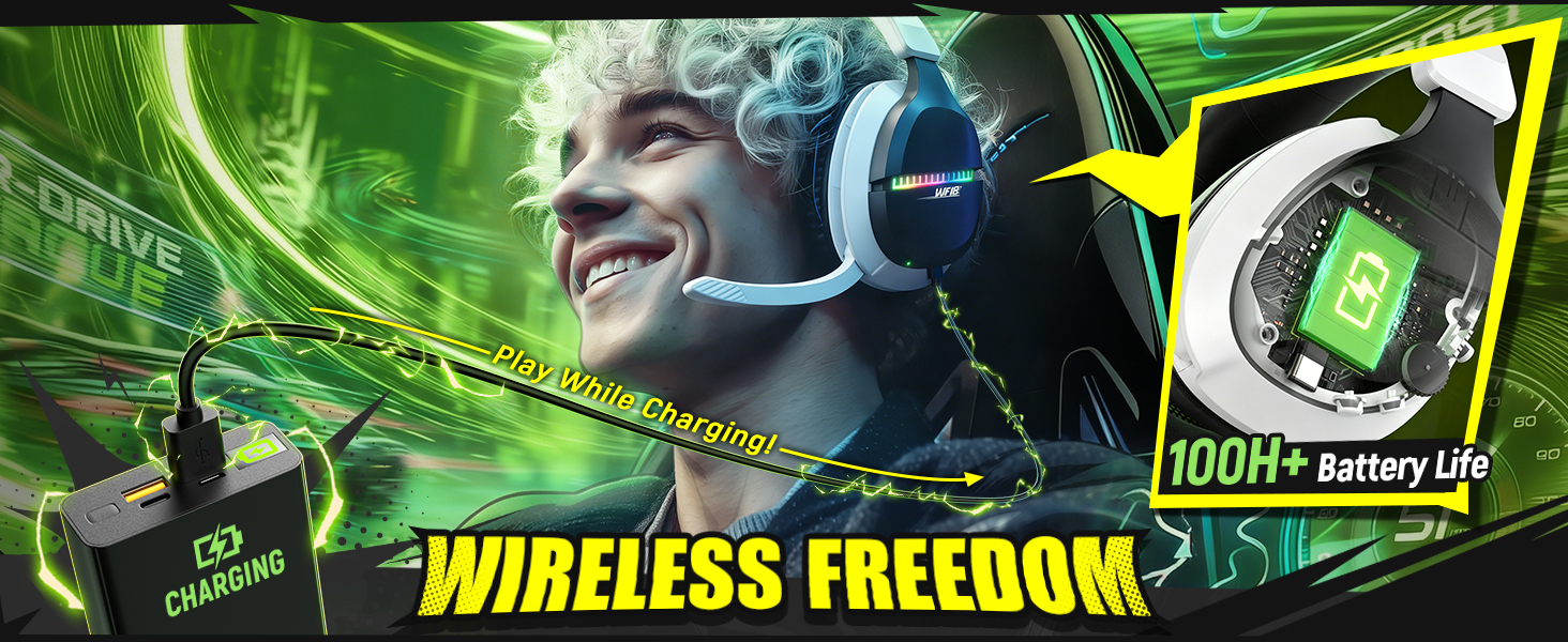 gaming headset with usb c and usb a dongle