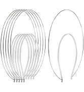 6 Pack 2 Layer Metal Silver Queen Goddess Angel Halo Crown Headband Thin Hairbands Tiara Hair Hoo...