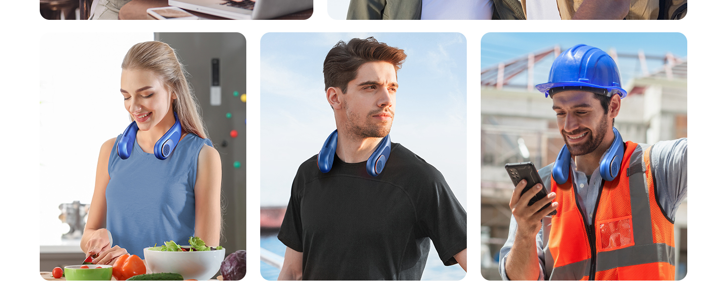 personal neck fan; portable fan neck; fan neck; fan around your neck; 