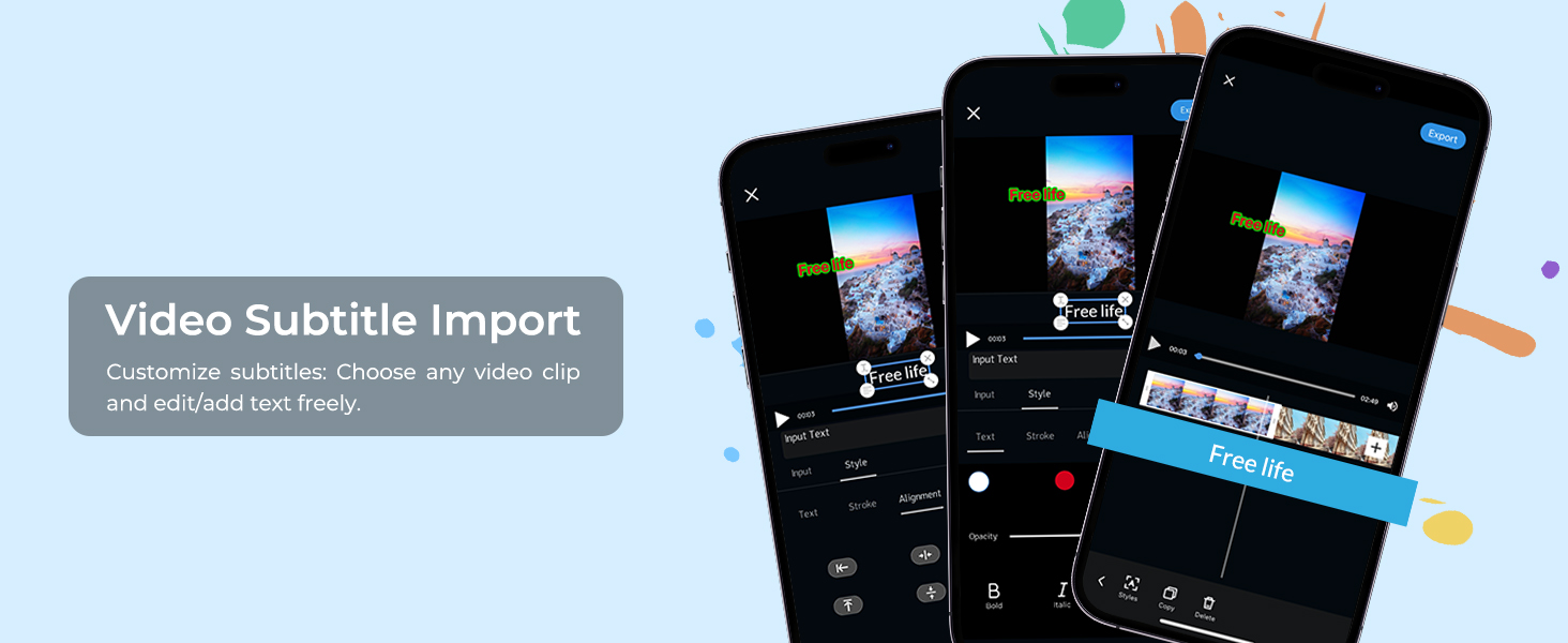 Video Subtitle Import