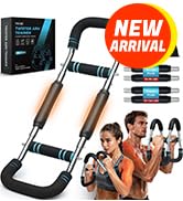 BAGAIL Twister Arm Trainer, 5 or 9 Level Resistance (30-140 lbs) for Chest &amp; Arm Workout, All-in-...