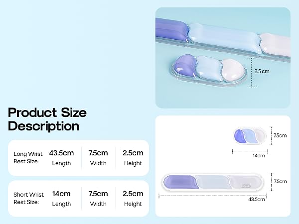 EPOMAKER CloudGel Wrist Rest for Keyboard and Mouse
