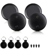 Dual System Bluetooth Tracker for iOS and Android: Smart Tag 4 Pack - Compatible with Apple Find ...