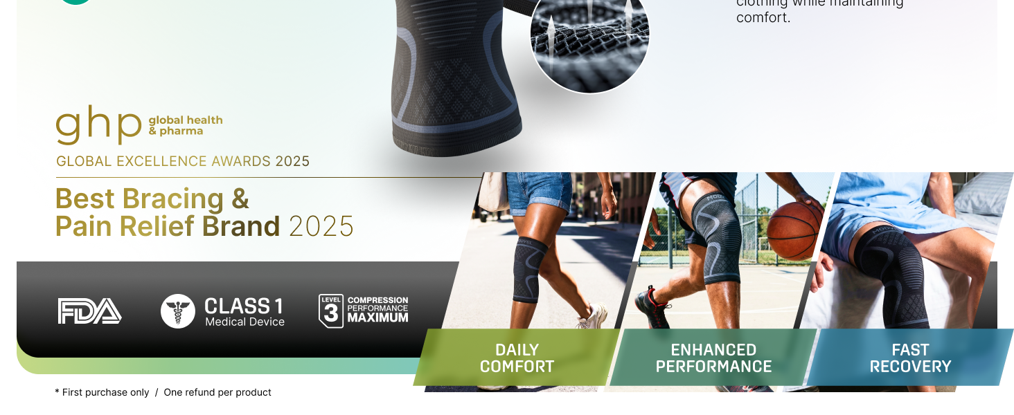 Modvel Knee Sleeve - Relief &amp; Support In Seconds
