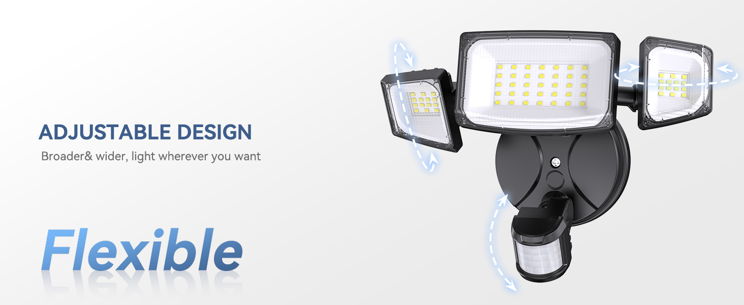 motion sensor flood light outdoor