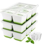Optish Large Ice Cube Molds, 3 Pack Ice Cube Tray, 1.8 Inch Silicone Ice Trays for Freezer with L...