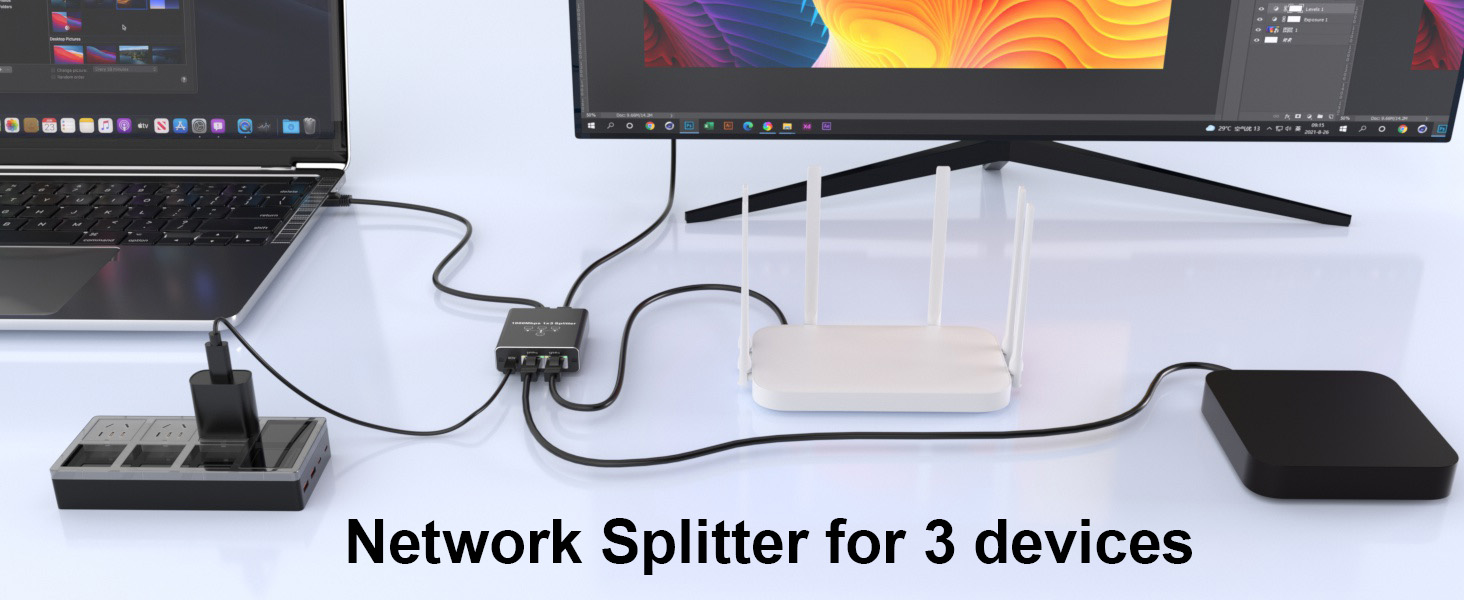 Gigabit Ethernet Splitter