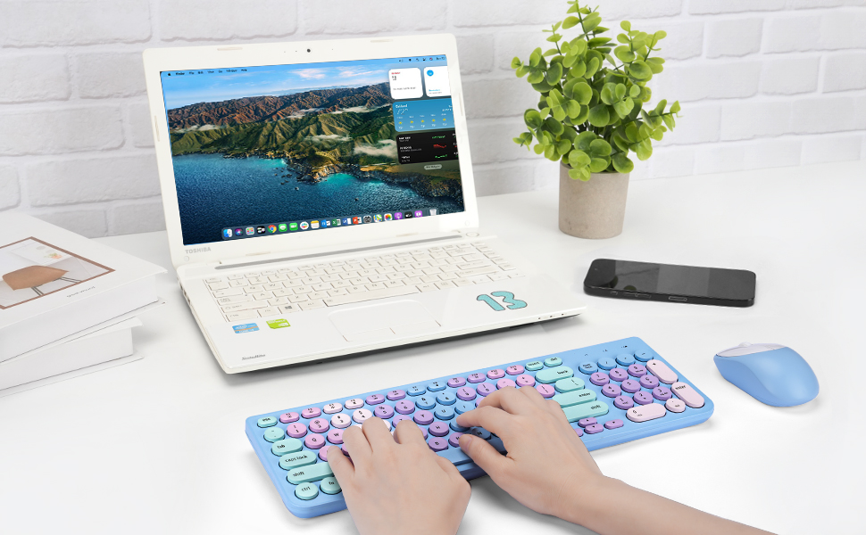Wireless Keyboard and Mouse Combo