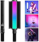 ULANZI VL360 Upgrade RGB Light Wand, 38W Handheld LED Video Light Stick with Barndoor, 2500K-1000...