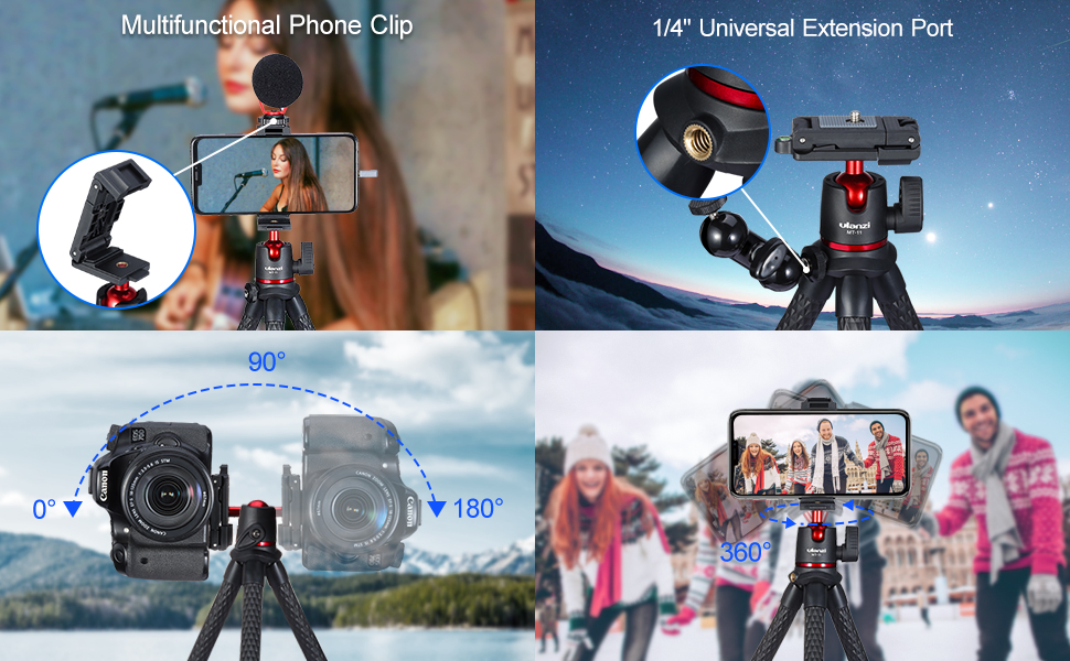 flexible tripod iphone camera phone