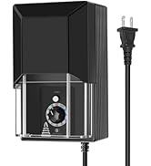 Gardencoin 200W Low Voltage Landscape Lighting Transformer - 12V/15V Dual Voltage Output with Aut...