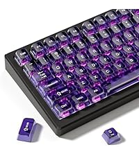 dagaladoo Double Shot PBT keycap Set,White and Black Topographic Keyboard keycaps 60 75 100 Percent,...