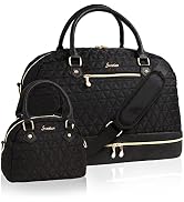 Scothen Travel Duffle Bag,Weekender Bag for Women with Toiletry Bag,Carry on Overnight Bag with L...