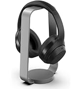 HumanCentric Headphone Stand Headset Holder in Space Gray, Weighted Aluminum Headphone Holder, De...